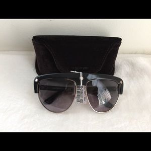 Tom Ford Women's "Liane" Aviator Sunglasses FT0318